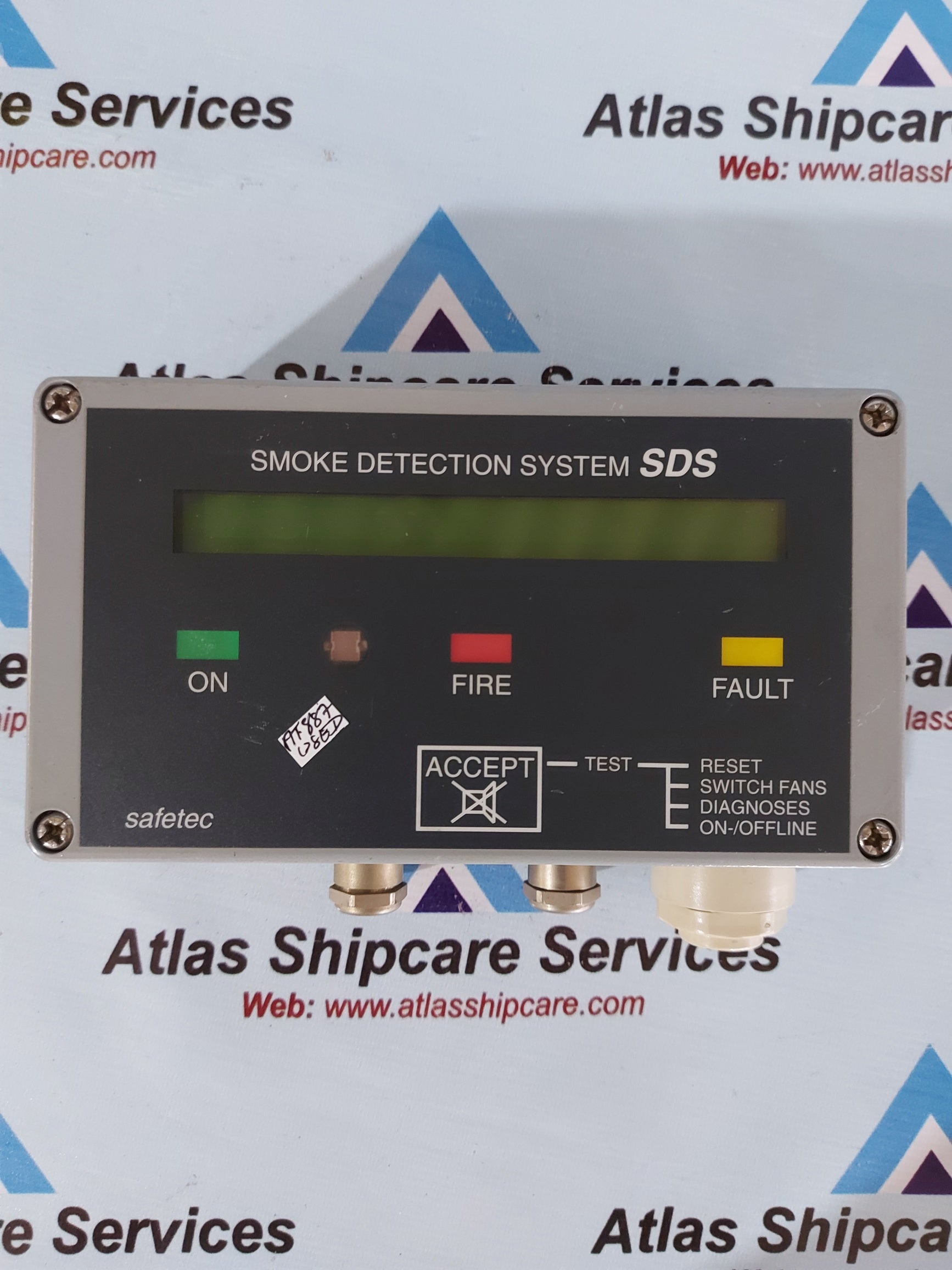 SAFETEC SMOKE DETECTION SYSTEM SDS-R/G DIGITAL CONTROL FIRE PANEL
